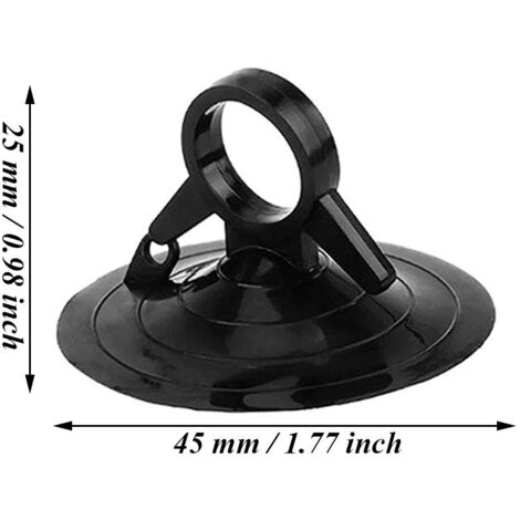 2 Ventouses Extra-fortes Pour Carrosserie - Diamètre 5.8 Cm - Réparation De Bosses De Voiture, Fenêtres, Carrelage