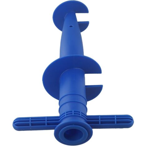 Support De Parasol Pour Plage, Gravier Et Sable En Bleu, Chevilles De