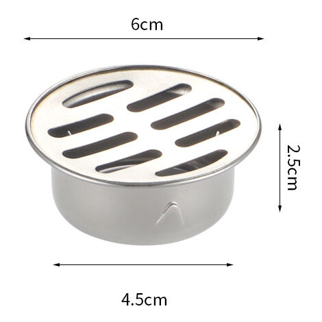 Siphon de sol en acier inoxydable pour balcon, siphon de sol anti-blocage pour le jardin, l'extérieur, la cave, les tuyaux d'évacuation de l'extérieur, les tuyaux d'évacuation d'air, les toits (110 Siphon de sol en acier inoxydable pour balcon, siphon de sol anti-blocage pour le jardin, l'extérieur, la cave, les tuyaux d'évacuation de l'extérieur, les tuyaux d'évacuation d'air, les toits (110