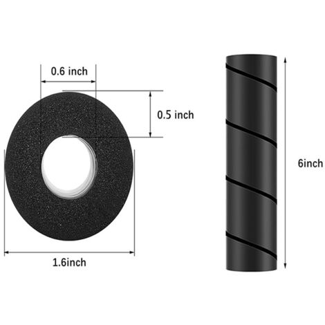 5 Embouts Caoutchouc TPR Pour Bâtons De Randonnée – Antidérapants, Universels 12 Mm