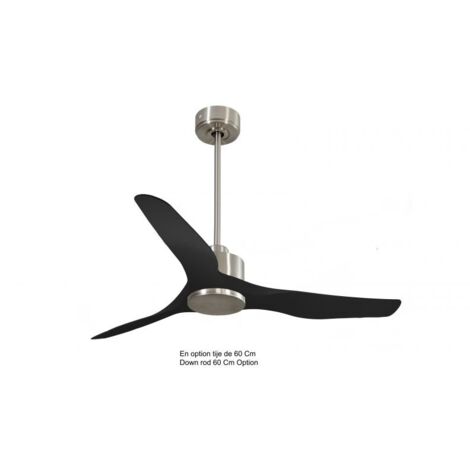 Modulo de KlassFan - Super déstratificateur d'air avec thermostat et wifi, noir et chrome pour 50 à 90 m² KLDC3P4BKTemp (1/5)