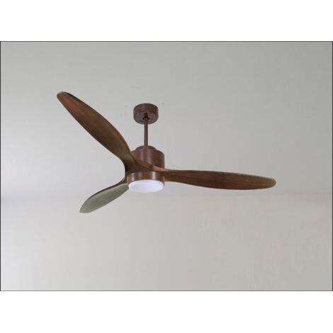 Bolt, Ventilateur déstratificateur d'air, moteur gris basalte pales bois blanc 166 Cm, 100 % efficace été/hivers, sans lampe (1/5)