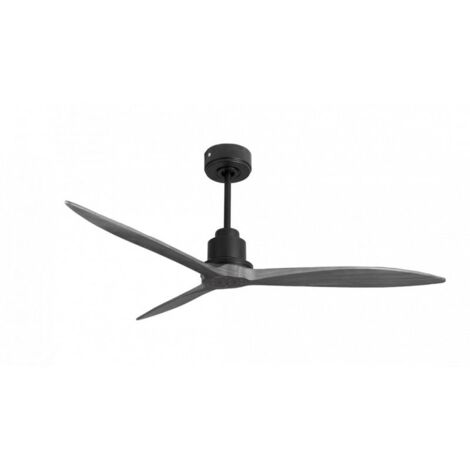 Tenerife Ring - Super destratificateur et ventilateur DC 166 cm Gris basalte pales bois clair sans Lumière 30 à 60 m² (1/4)