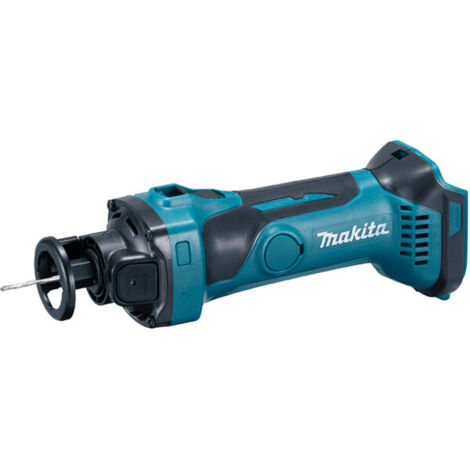 Makita - Taglierina per cartongesso 18 V Li-Ion Ø 6,35 mm senza batteria e caricatore - DCO180Z