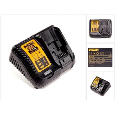 Caricatore per batterie XR Li-Ion 10,8V - 14,4 - 18V - DEWALT DCB115
