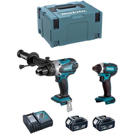 Combopack 2 utensili 18V LXT (2x5,0 Ah) (DHP458 + DTD152) - MAKITA DLX2145TJ