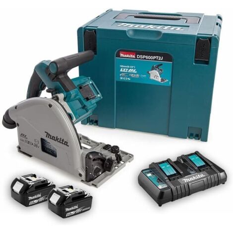 Sega a immersione 36V LXT BL Ø165 mm (2x5,0 Ah) - MAKITA DSP600PT2J