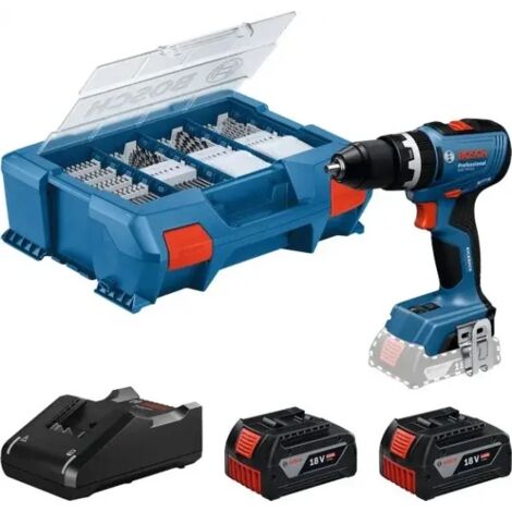 Mandrino avvitatore a percussione a batteria GSB 18V-65, 2 x batteria GBA 18V 4.0Ah, L-Case Pick & Click