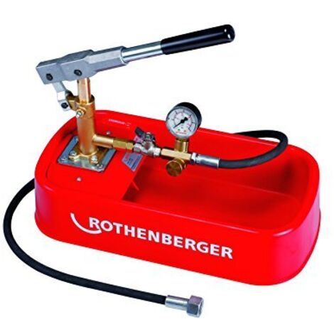 Pompa di prova Rothenberger RP 30 0 - 30 bar R 1/2" Volume di aspirazione per corsa circa 16 ml