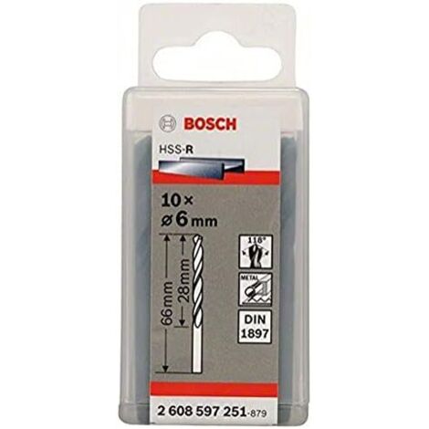 10x orecchie del corpo HSS-R. DIN 1897. 6 x28x66mm (1/5)