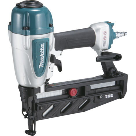 Makita – Chiodatrice pneumatica 8,3 bar per chiodi 16Ga da 25 a 64 mm – Funzione di soffiaggio e meccanismo a vuoto – Profondità regolabile senza attrezzi (1/10)