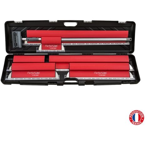 Kit valise Parfaitliss' lissage de grandes surfaces pour plaquiste (7 pcs) - OUTIL PARFAIT 80428