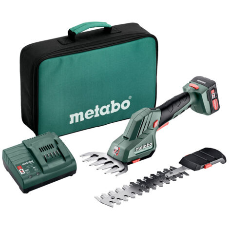 Forbici a batteria Metabo PowerMaxx SGS 12 Q con 1x batteria da 2,0 Ah e caricabatterie in borsa