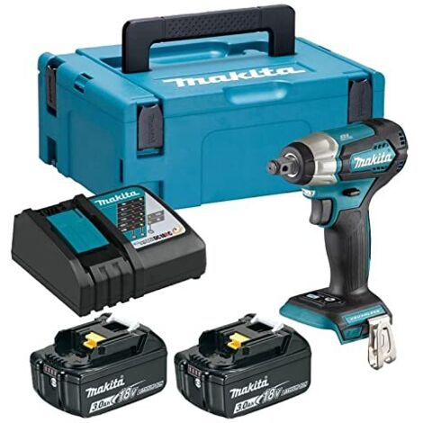 Avvitatore a massa battente 18V LXT 180 Nm 1/2" (2x3,0 Ah) in valigetta MAKPAC - MAKITA DTW181RFJ