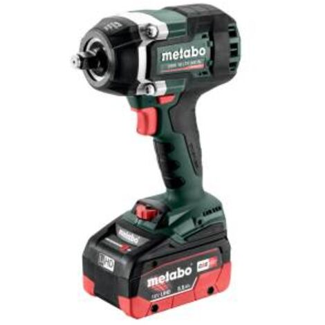Avvitatore a impulsi METABO SSW 18 LTX 800 BL - 2 batterie 5,5 Ah + caricabatterie - 602403660