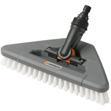 GARDENA Spazzolone triangolare snodato setole dure per CleanSystem (5562-20)