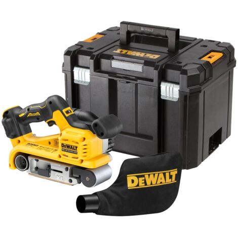 Levigatrice a nastro a batteria DeWALT DCW220NT, 18V senza batteria e caricabatteria in TSTAK VI