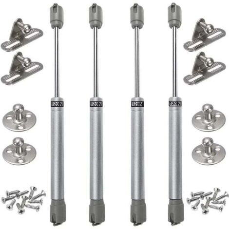 Motoforti 350mm/13.78 Pistoni a Gas 100N Molle a Gas in Acciaio al Carbonio Nero 2 Pz RV Auto Cofano Attrezzi Scatola Coperchio Armadio Porta Coperchio