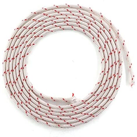 Corda Di Avviamento Per Motosega E Tosaerba 6 M X 3 Mm – Accessorio Di Ricambio Per Giardino, Resistente Fino A 165 Kg