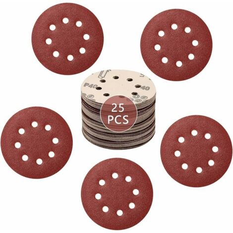 Dischi Abrasivi 115 10 CCLIFE 125mm - Grana P80/P60, Per Metallo
