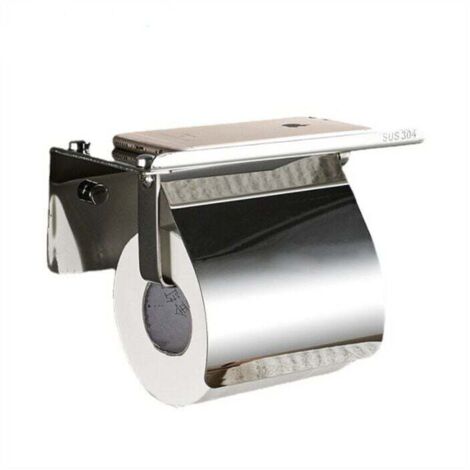 Porta Carta Igienica Autoadesivo 304 Inox - Senza Forare Con 2 Ganci - Foto 11