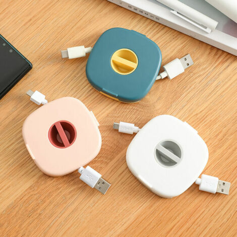 3 Pcs Di Archiviazione Dei Cavi Dati Del Telefono Cellulare Avvolgicavo
