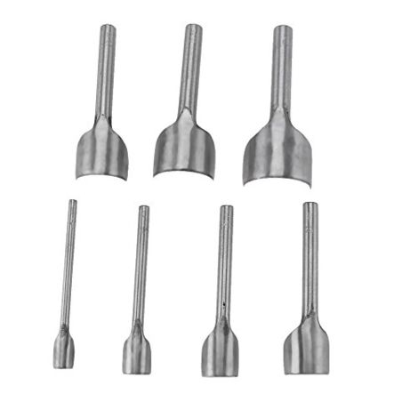 Set 7 Punzoni Per Perni Di Avviamento HORUSDY - Acciaio Inox - Misure 1/16 A 5/32