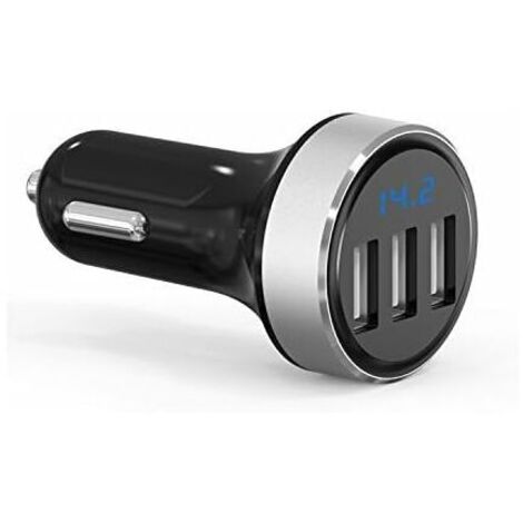 4 Porta [2 USB + 2 PD] Caricabatterie per auto 4-In-1 Nero & Bianco 20W
