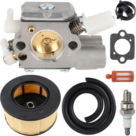 Mtanlo Carburateur pour tronçonneuse Stihl MS251 MS251C MS241 MS241C MS231 MS231C 1143 120 0617 Zama C1Q-S233 avec filtre à air et kit d'entretien pour bougie d'allumage
