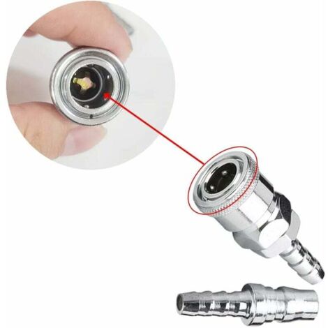 Produktbild von 30-teiliges Pneumatik-Schnellanschluss-Set – Messing Vernickelt, Für Luftschläuche – Für Werkstatt, Auto & Maschinen