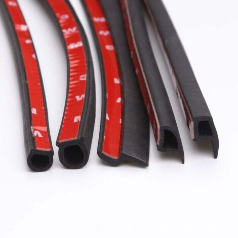 Gummidichtungsstreifen T-Form 7,9m - 2 Stück Für Windschutzscheibe | EPDM Auto Dichtung