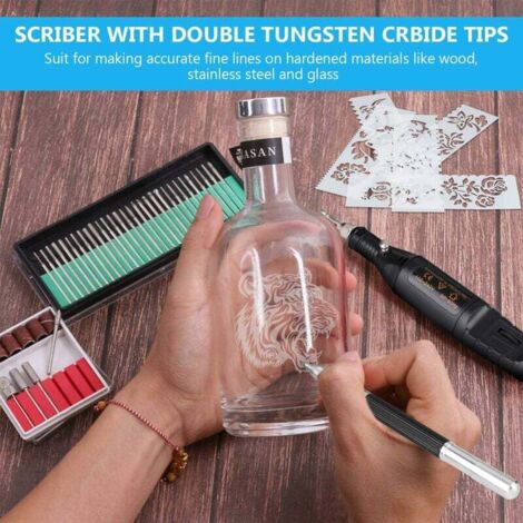 Gravurstift Set Mit 41 Teilen - 6-Gang Akku Graviergerät USB-C