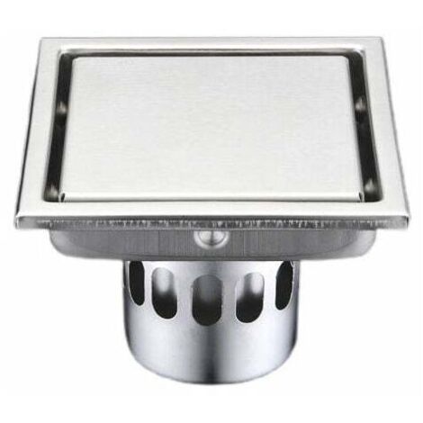 Bodenablauf Edelstahl 20x10cm - Geruchshemmend Mit Abnehmbarem Filter