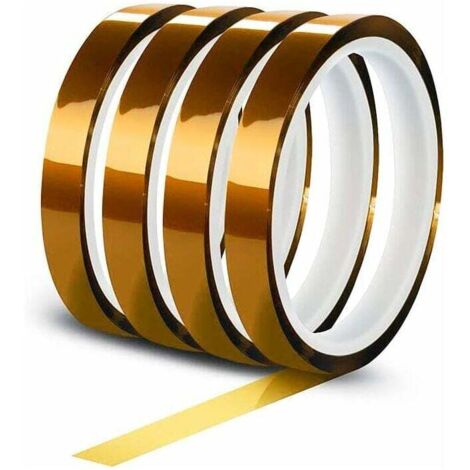 Hitzebeständiges Klebeband 4 Rollen - Blaues Sublimationsband Bis 230°C