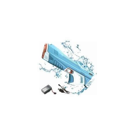 Pistola De Agua Eléctrica Automática Con Depósito De 500 Ml Y Manguera Desmontable – Alcance De 26 Pies, Recargable Por USB