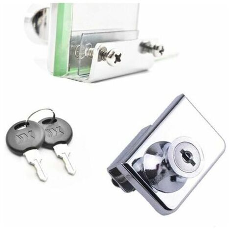 407 Puerta Simple Doble Cerradura De Vidrio Vitrin... – Grandado