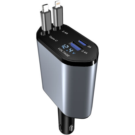 B0s Cargador De Coche Con Conector Usb Dual Para Encendedor | Cuotas