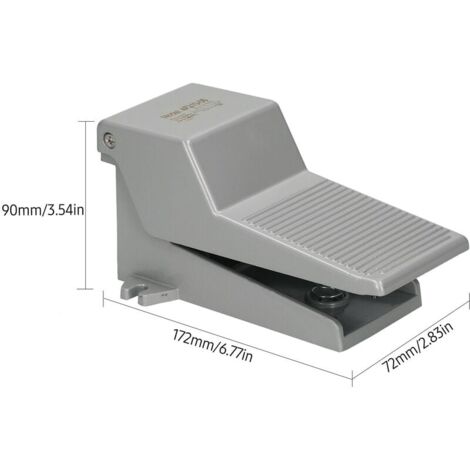 Válvula de pedal neumática de aire Prensa de pie de 3 vías y 2