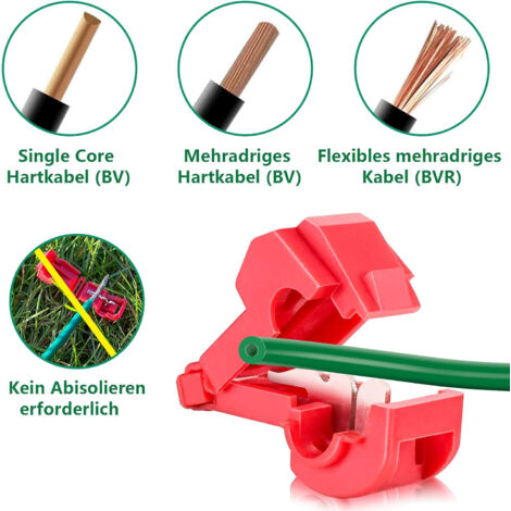 RASENWERK® Anschlussklemmen 5 Stück Für Mähroboter