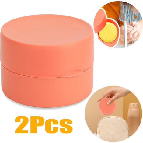 2 Stück Reise Seifenbehälter - Wasserdichte TPU Seifendose Mit Netzbeutel Und Karabiner