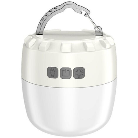 Campinglampe, LED Camping Laterne USB Aufladbar mit 5200 mAh, 4 Helligkeiten Leuchtmodi & Stufenlos Dimmbar & Eingebauter Starker Magnet Campingleuchte für Wandern, Notfall (1/5)