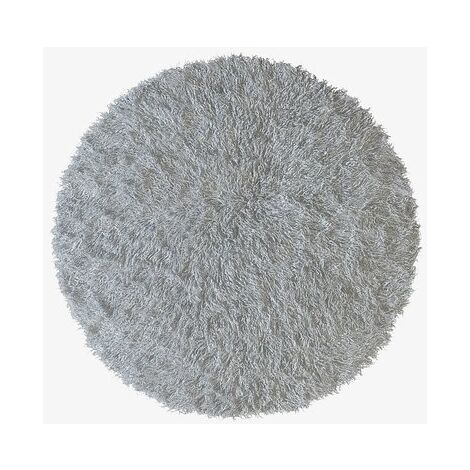Teppich Rund Hochflor Teppich Wohnzimmer Teppich Langflor Teppiche für Wohnzimmer flauschig Shaggy Schlafzimmer Bettvorleger Outdoor Carpet(Ø 100 cm Rund,hellgrau)