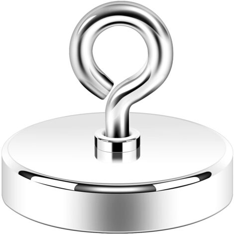 Magnet Stark, 150kg Groß Sehr Starker Magnet, Super Neodym Großer Magnet,Hochleistungsmagnet Ideal für Magnet Fischen.