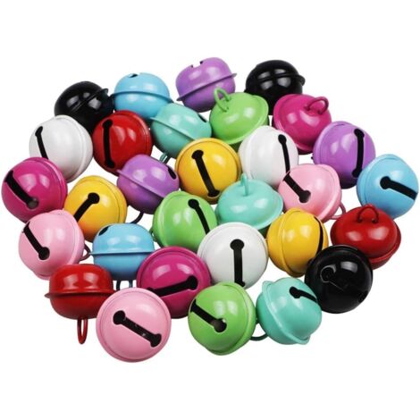 150 Kleine Glöckchen Zum Basteln – Bunt & Silber, 10-14 Mm, Mit Öse, Für Weihnachtsdekoration