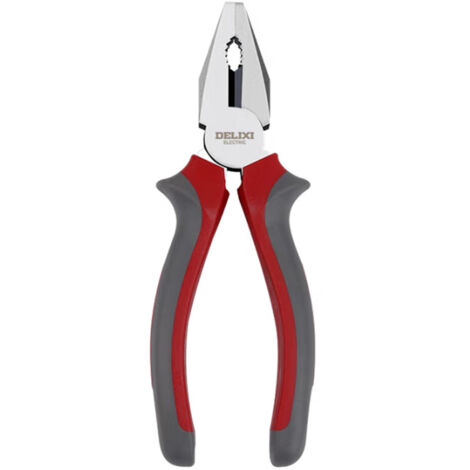 DELIXI 6" (160mm) Kombizange Profi-Qualität – Hochleistungs-Kombinationszange für Elektriker mit Drahtschneider & Kabelgreifer  Chrom-Vanadium-Stahl  Ergonomische Griffe (1/5)
