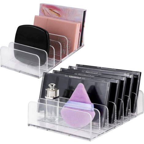 Acryl Kosmetik Organizer Für Lidschatten – 2 Größen Transparente Aufbewahrungsbox Für Make-up, Lippenstifte & Nagellack