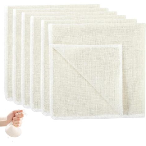 KLOP256 7 Pièces Etamine Alimentaire, Toiles Filtrantes en Pur Coton