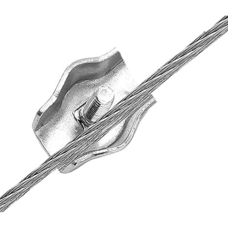 10 Stück Seilklemmen M3 Aus Edelstahl 304 – Für 3 Mm Drahtseil, Rostfrei, Für Markisen, Wäscheleinen, Zäune