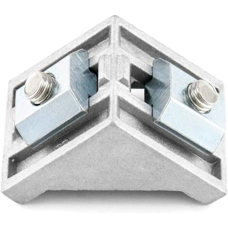 QWORK 30stk Befestigungsmaterial Winkel Befestigung , Aluprofil 40x40 QWORK 30stk Befestigungsmaterial Winkel Befestigung , Aluprofil 40x40