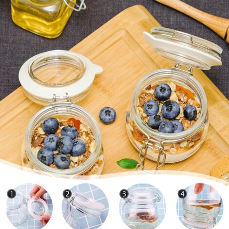 VEGCOO 24er Set Silikon-Glasdichtungen – Ersatz-Gummiringe Für Einmachgläser & Weckgläser, Wiederverwendbar, Lebensmittelecht, Orange, Für Marmelade & Co. Wiederverwendbare Dichtringe